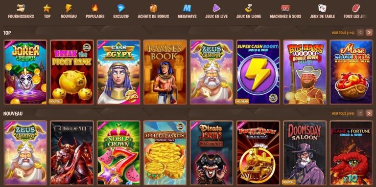 Stone Vegas Casino jeux